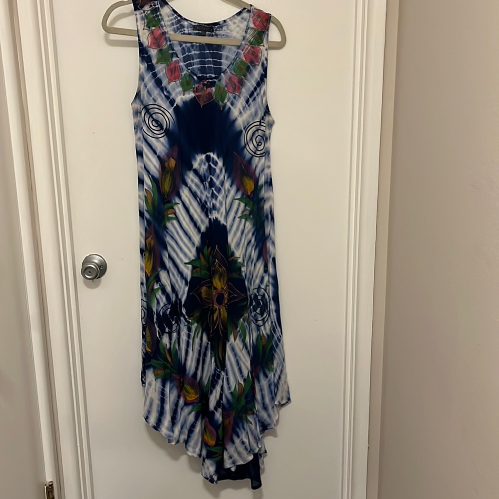 Blue and White Sundress